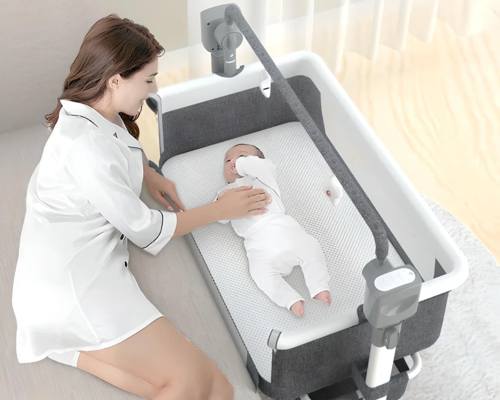 co sleeper rocking bassinet