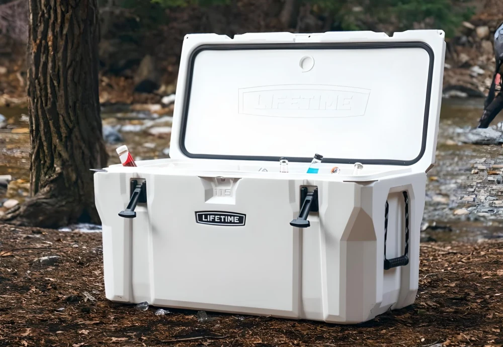 outdoor cooler with bottle opener