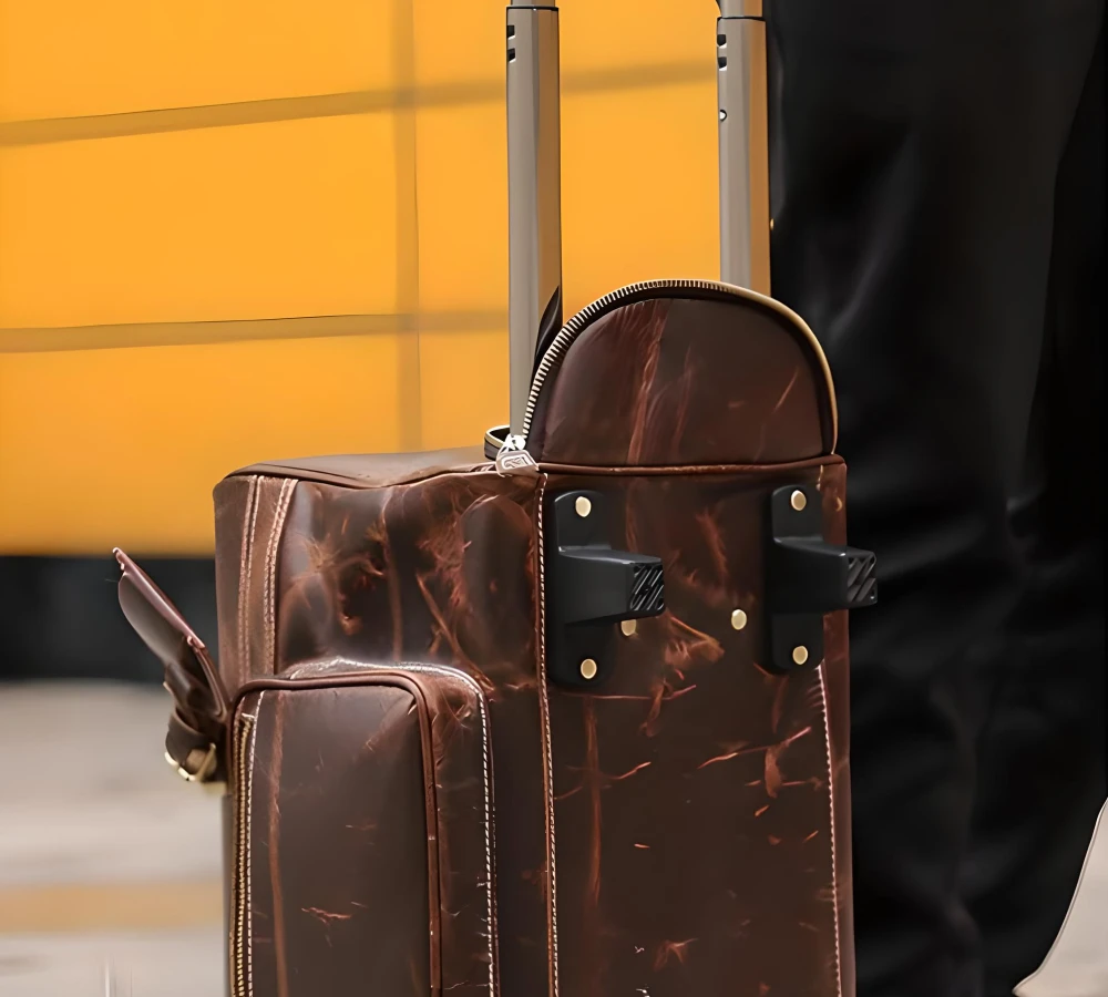 two wheeled luggage